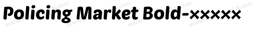 Policing Market Bold字体转换